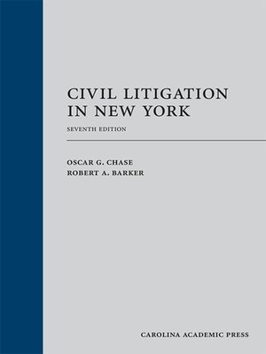 cover image of Civil Litigation in New York
